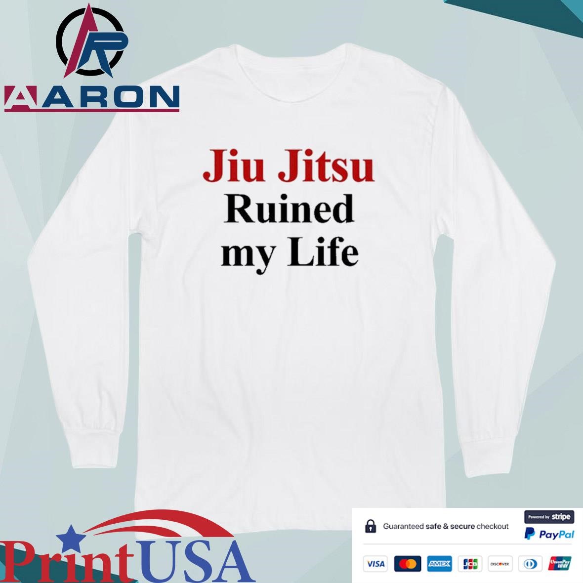 Official Tom Brady Jiu Jitsu Ruined My Life New T-Shirts Long Sleeve