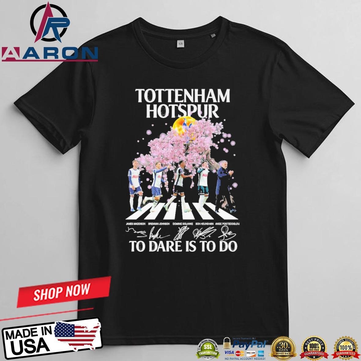 Official Tottenham Hotspur Valentine’s Day Gifts For Football Lovers Signatures shirt