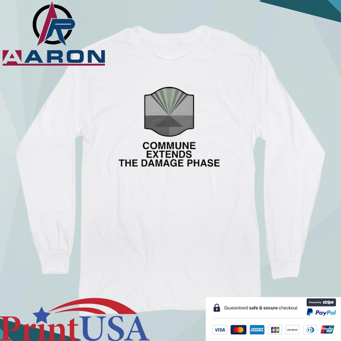 Official Commune Extends The Damage Phase T-Shirts Long Sleeve