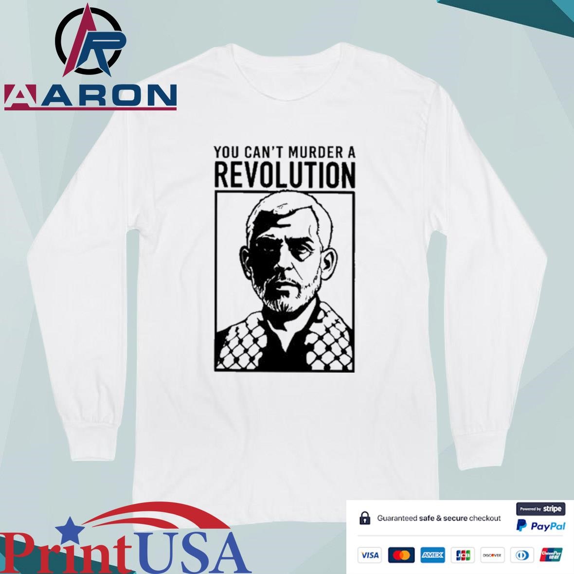Official Jessie Brozosky You Can't Murder A Revolution T-Shirts Long Sleeve