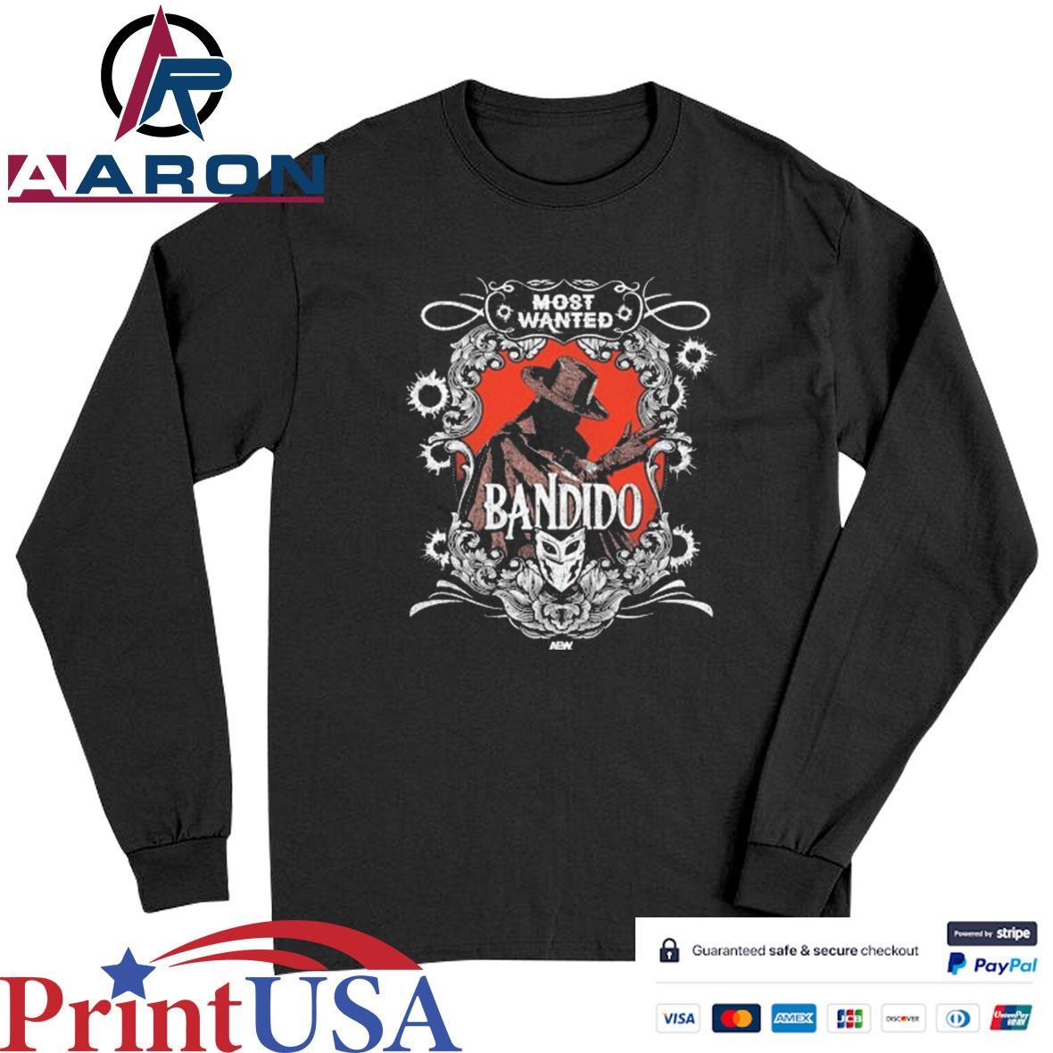 Original Bandido Masked Man Comfort Colors Soft Heavyweight T-Shirts Long Sleeve